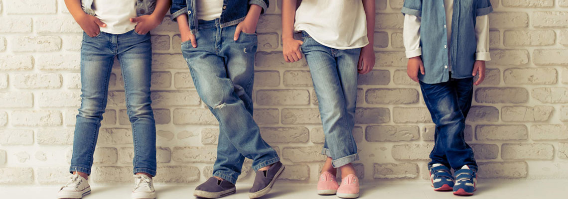 coupes de jeans pour enfant